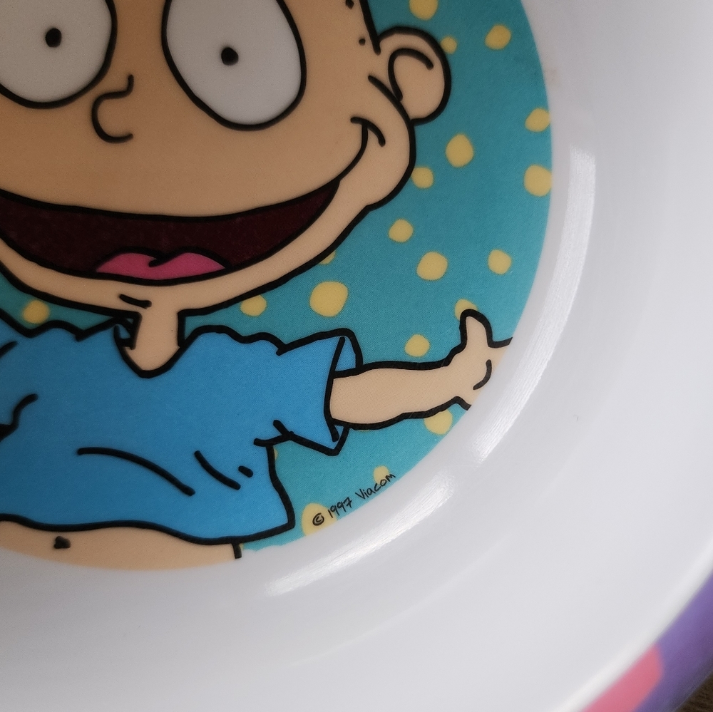 VTG 90s Rugrats Tommy Cereal Bowls - Lot of 2 - Picture 7 of 14
